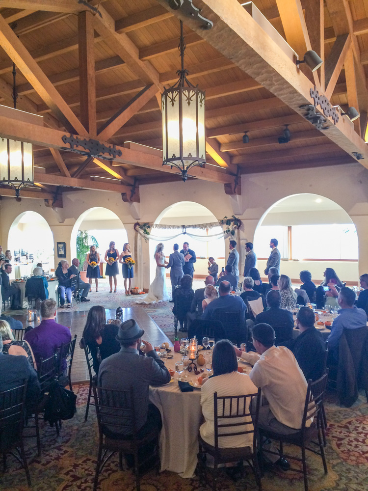Wedding at Cabrillo Arts Pavilion, Santa Barbara, with DJ JAS