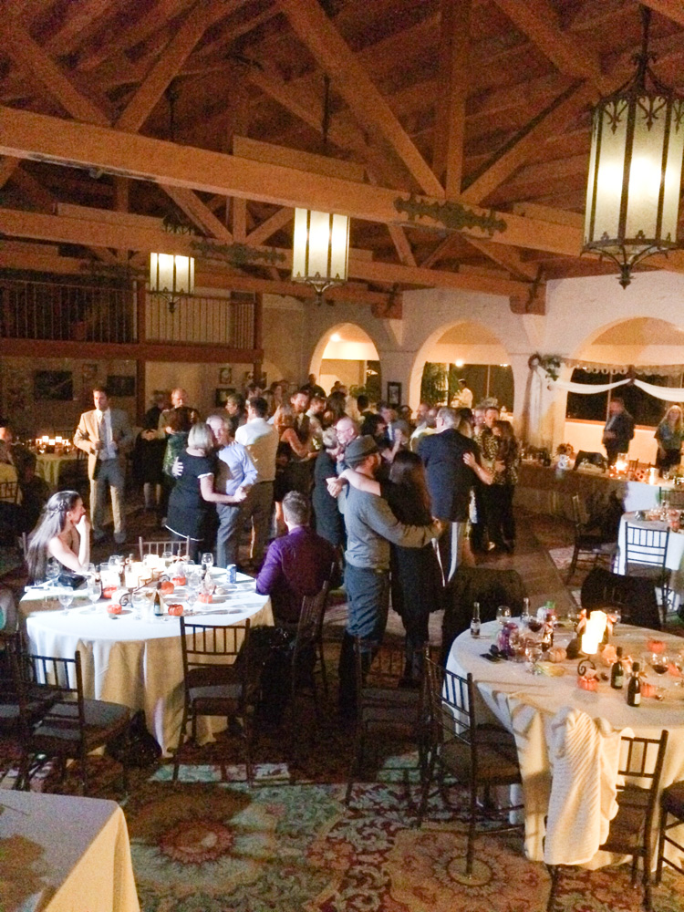 Wedding celebration at Cabrillo Arts Pavilion, Santa Barbara