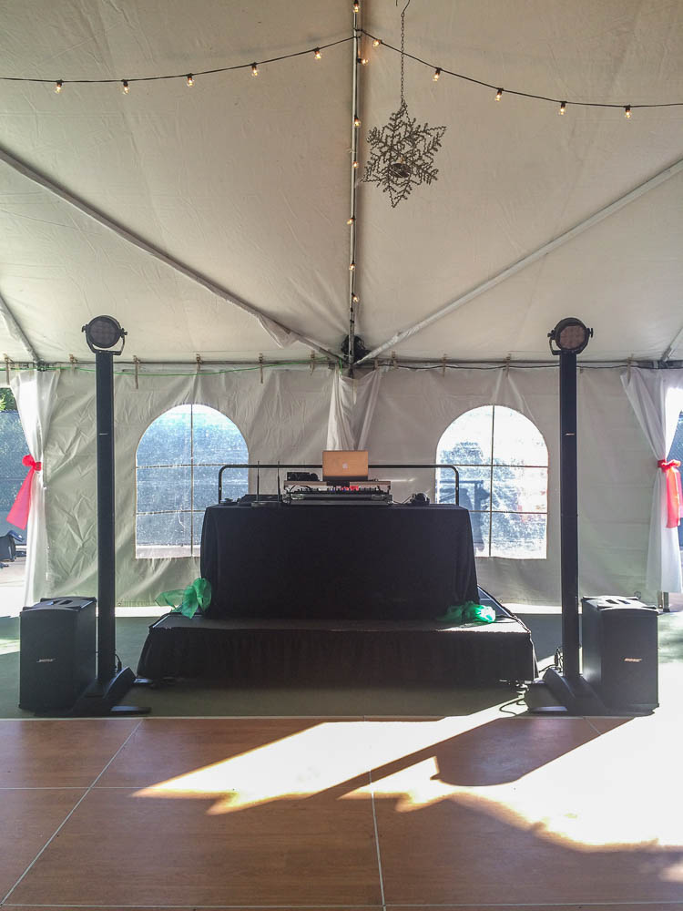 Holiday party in Thousand Oaks, with DJ JAS