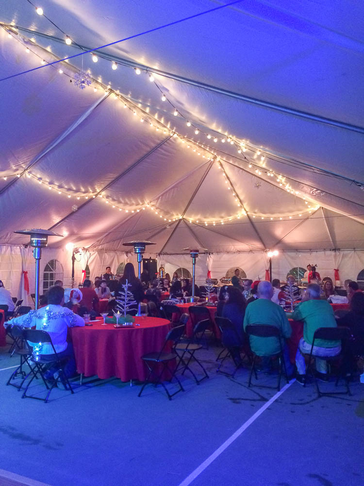 DJ JAS Productions at a holiday party in Thousand Oaks