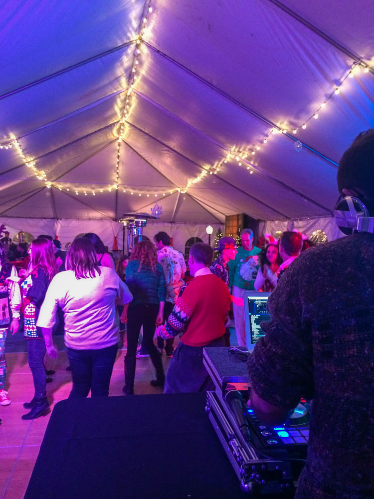 Holiday party in Thousand Oaks, with DJ JAS
