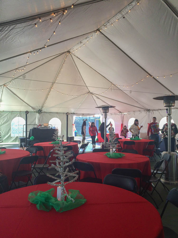 DJ JAS Productions at a holiday party in Thousand Oaks