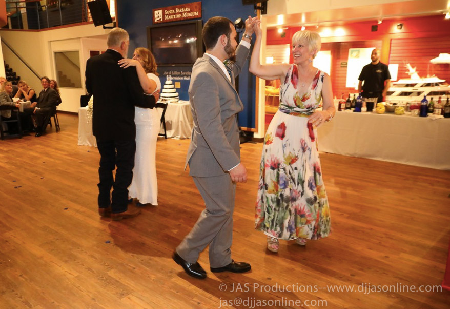 DJ JAS Productions wedding at the Santa Barbara Maritime Museum
