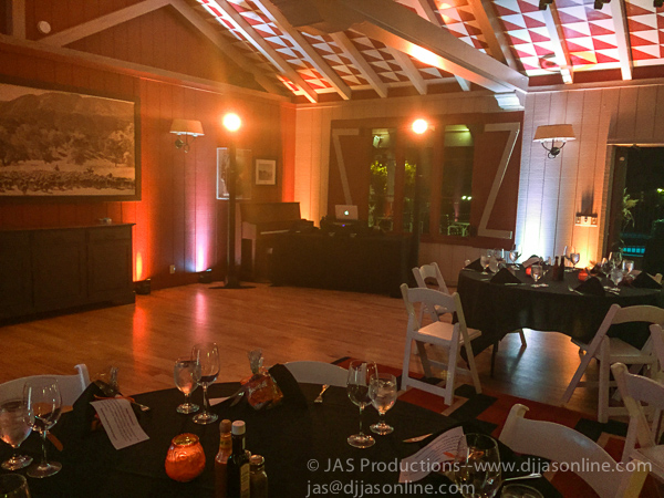 DJ JAS Productions at a Halloween event at Alisal Ranch, Solvang
