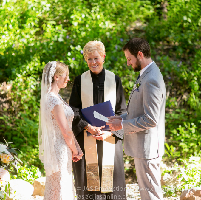Wedding celebration at Camp Whittier