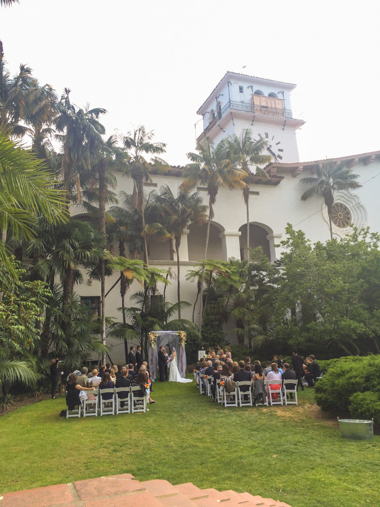 Wedding at Chase Palm Park Center, Santa Barbara, with DJ JAS