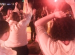 Wedding celebration at Chase Palm Park Center, Santa Barbara