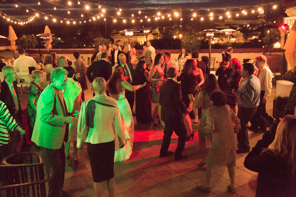 DJ JAS Productions wedding at the Canary Hotel rooftop, Santa Barbara