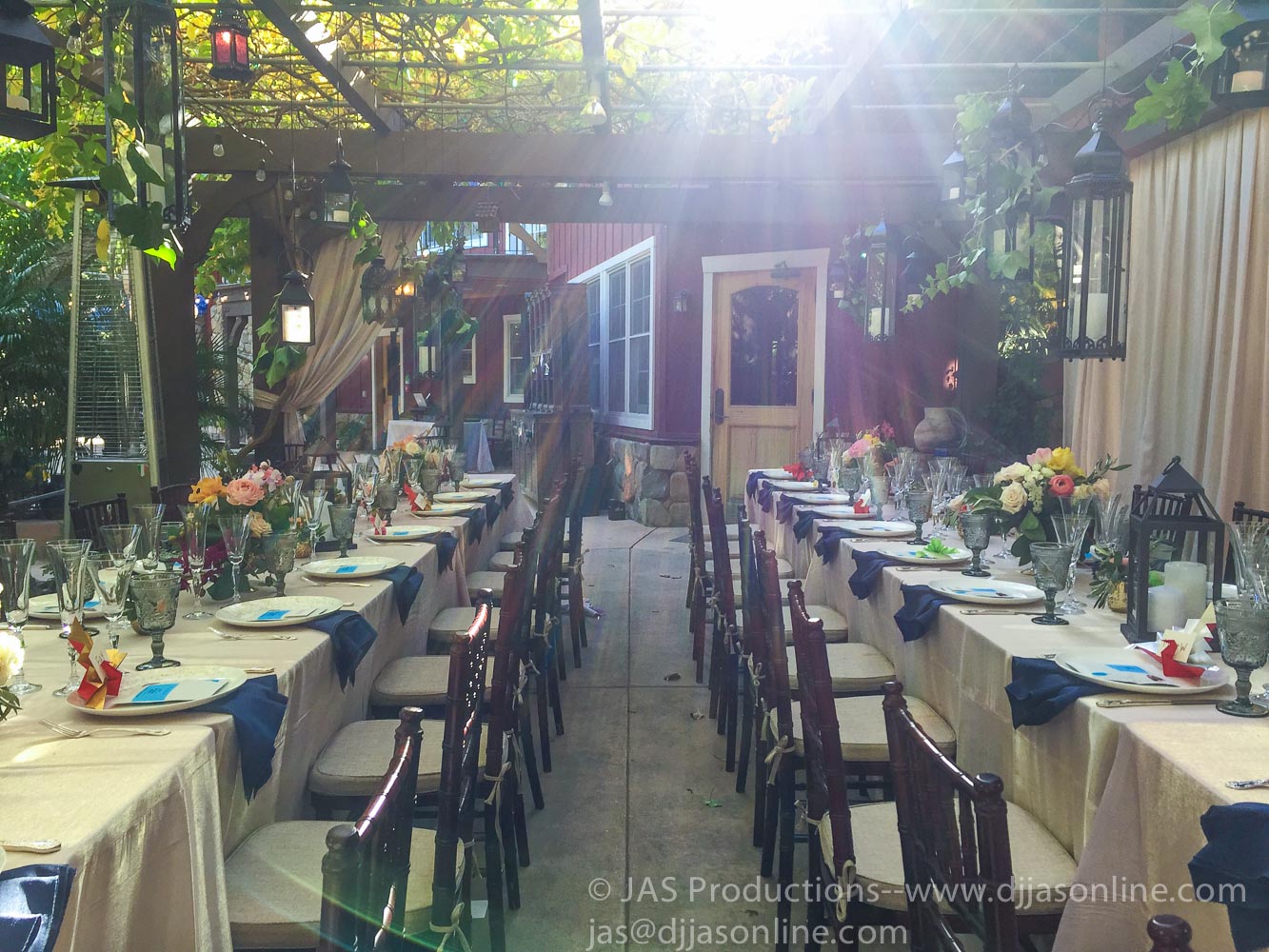 DJ JAS Productions wedding at Circle Bar B, Goleta