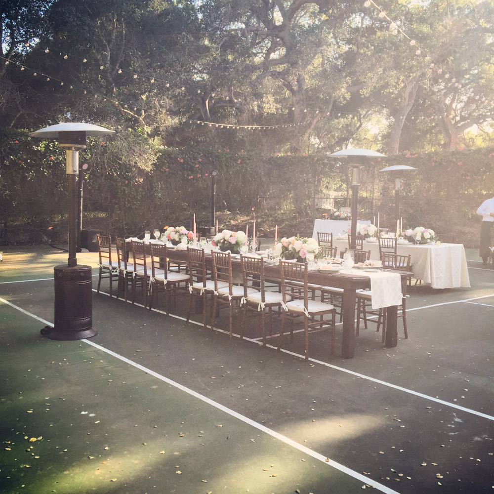 Wedding celebration at Montecito