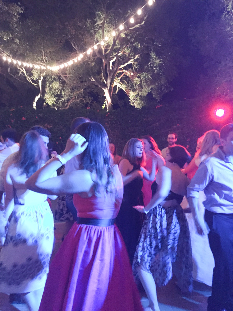 Wedding celebration at Montecito
