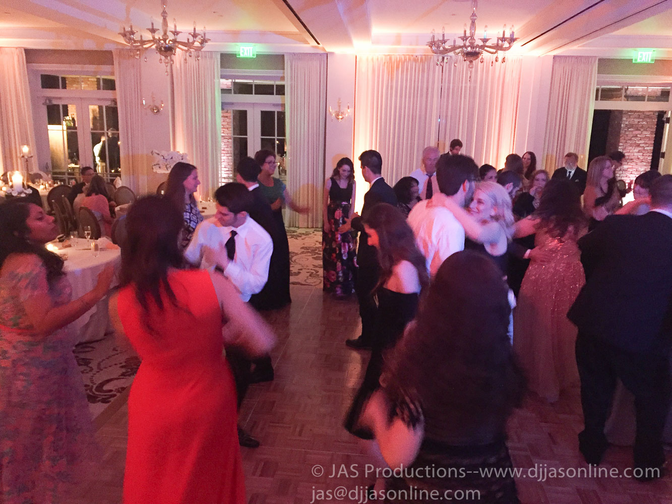 Wedding celebration at Belmond El Encanto, Santa Barbara