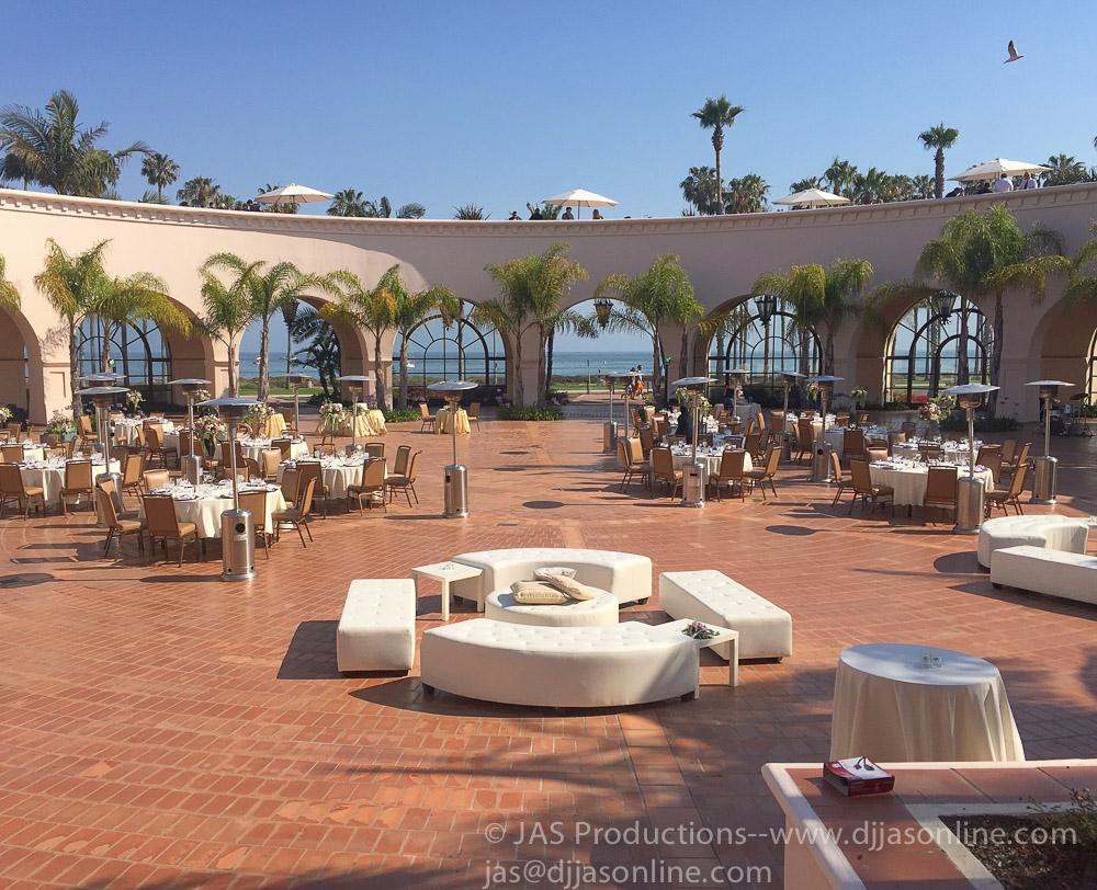 Wedding at the Fess Parker DoubleTree, Santa Barbara, with DJ JAS