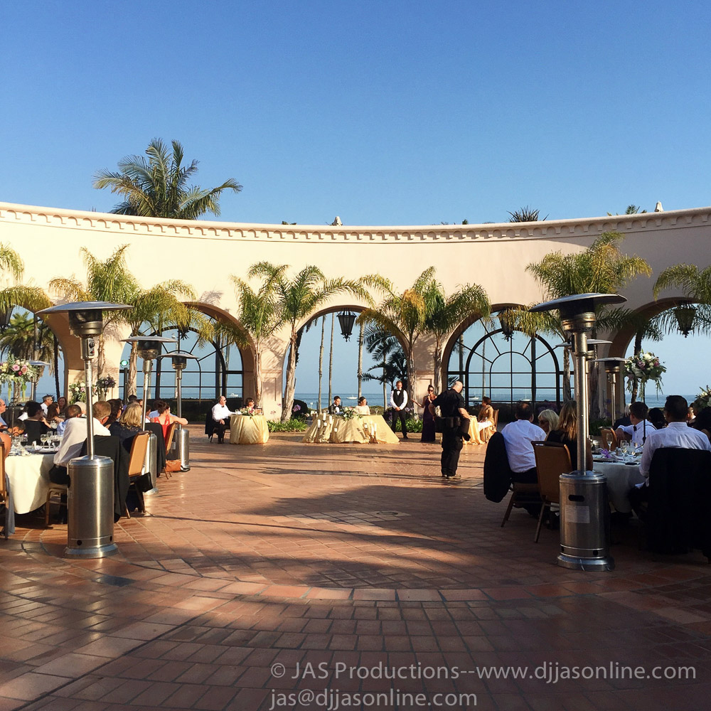 DJ JAS Productions wedding at the Fess Parker DoubleTree, Santa Barbara