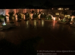 Up-lighting at a wedding at the Fess Parker DoubleTree, Santa Barbara