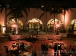 Up-lighting at a wedding at the Fess Parker DoubleTree, Santa Barbara