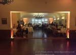 Up-lighting at a wedding at the University Club, Santa Barbara