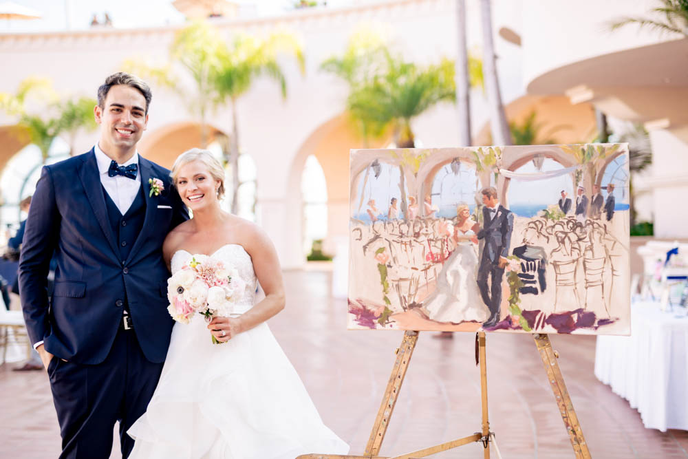 Wedding celebration at the Fess Parker DoubleTree, Santa Barbara
