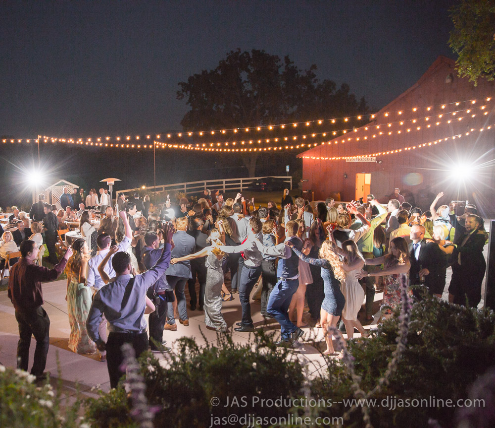 Wedding celebration at Lincourt Vineyards, Solvang