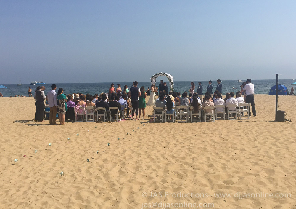 DJ JAS Productions wedding at Cabrillo Arts Pavilion, Santa Barbara