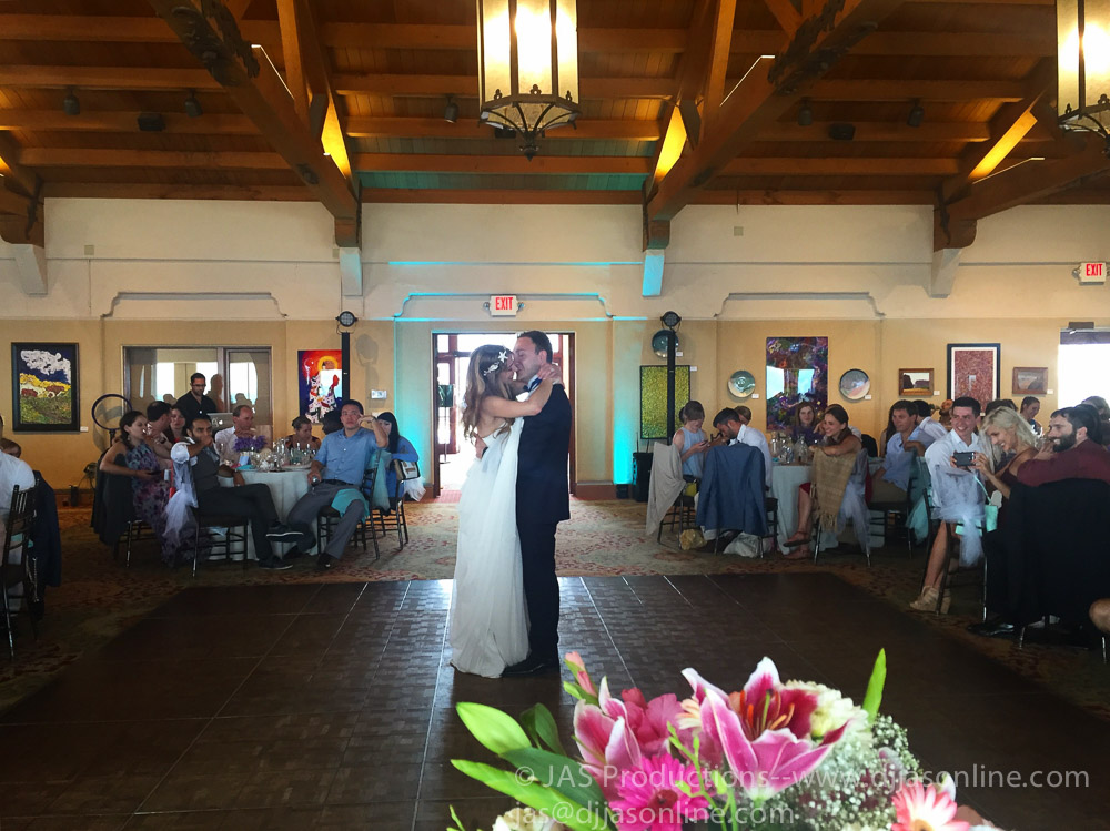 Wedding at Cabrillo Arts Pavilion, Santa Barbara, with DJ JAS