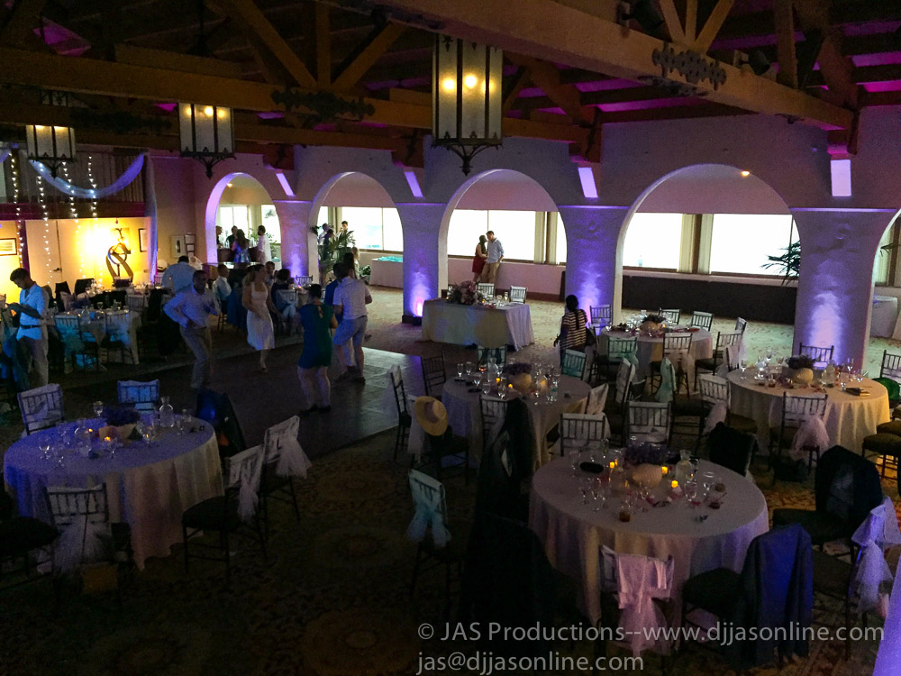 Wedding celebration at Cabrillo Arts Pavilion, Santa Barbara