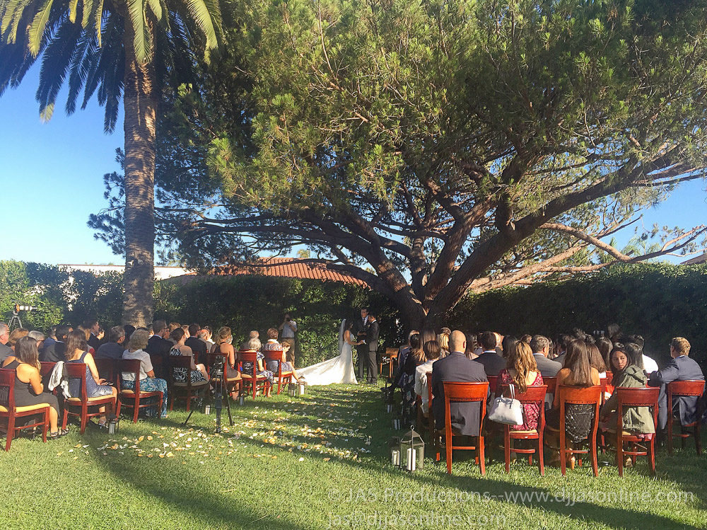 Wedding at the University Club, Santa Barbara, with DJ JAS