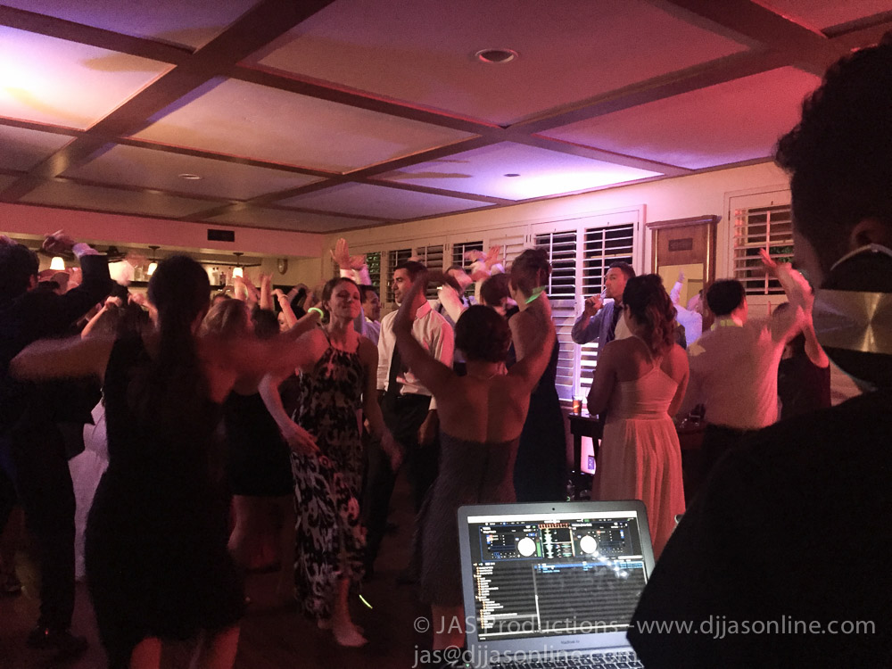 Wedding at the University Club, Santa Barbara, with DJ JAS