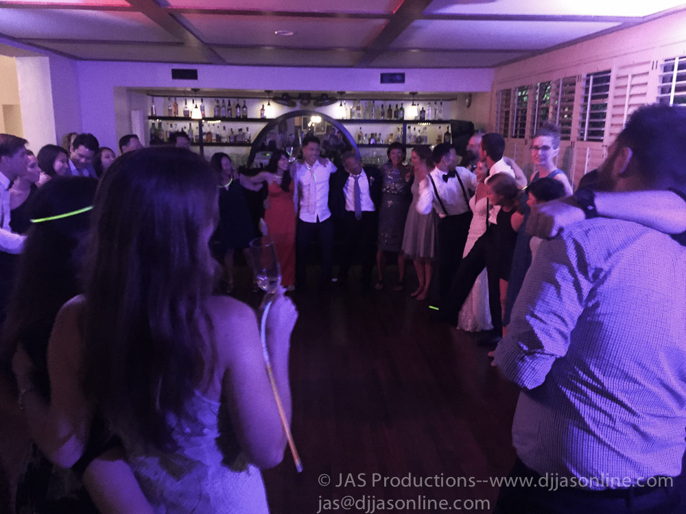 DJ JAS Productions wedding at the University Club, Santa Barbara
