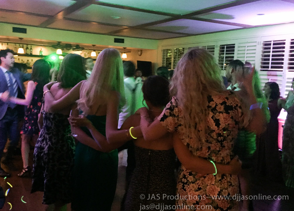 Wedding celebration at the University Club, Santa Barbara