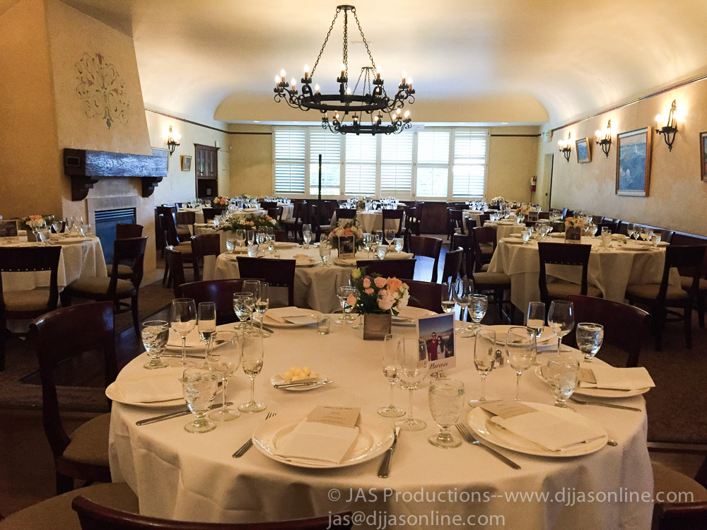 DJ JAS Productions wedding at the University Club, Santa Barbara