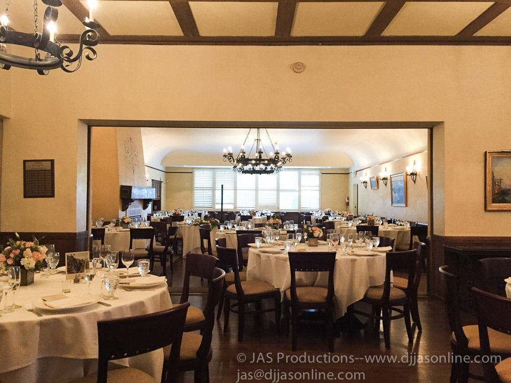 Wedding celebration at the University Club, Santa Barbara