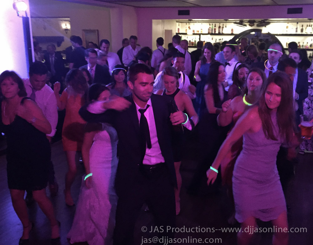 Wedding at the University Club, Santa Barbara, with DJ JAS
