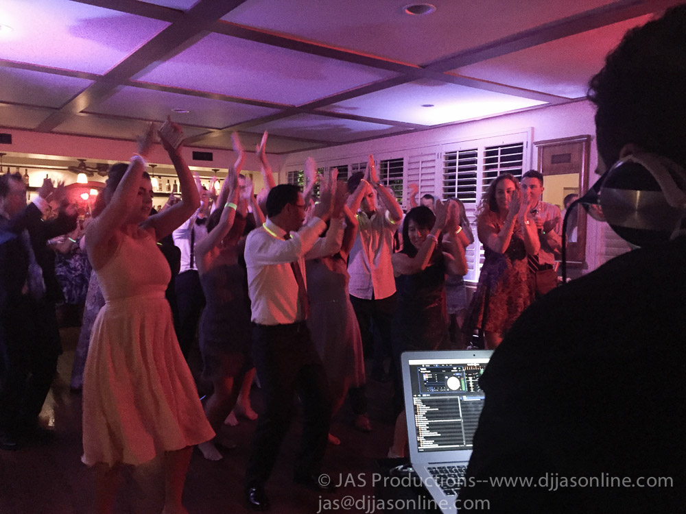 DJ JAS Productions wedding at the University Club, Santa Barbara