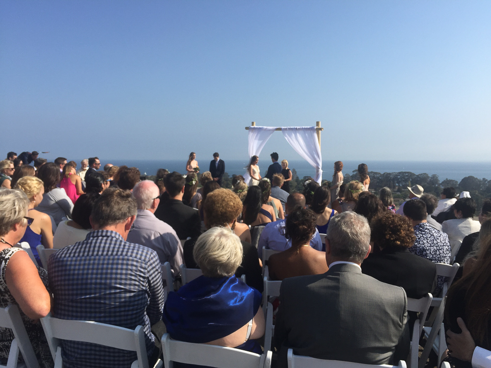 Wedding at the University Club, Santa Barbara, with DJ JAS