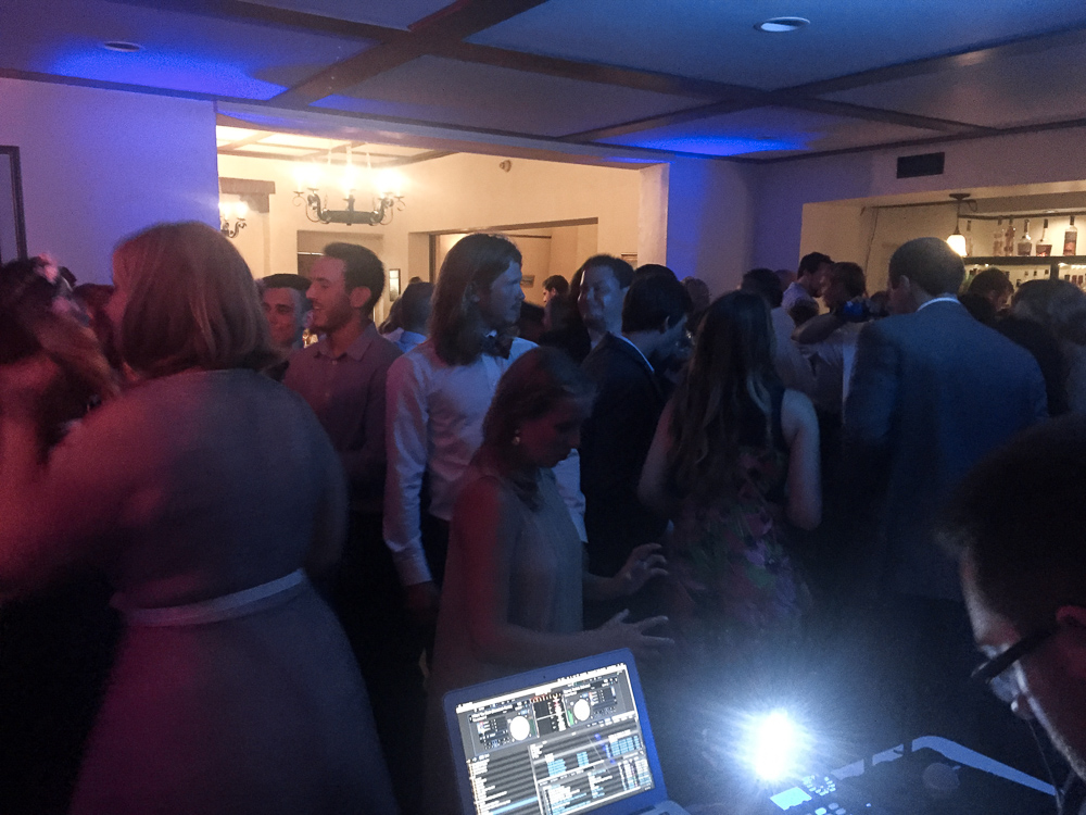 Wedding at the University Club, Santa Barbara, with DJ JAS