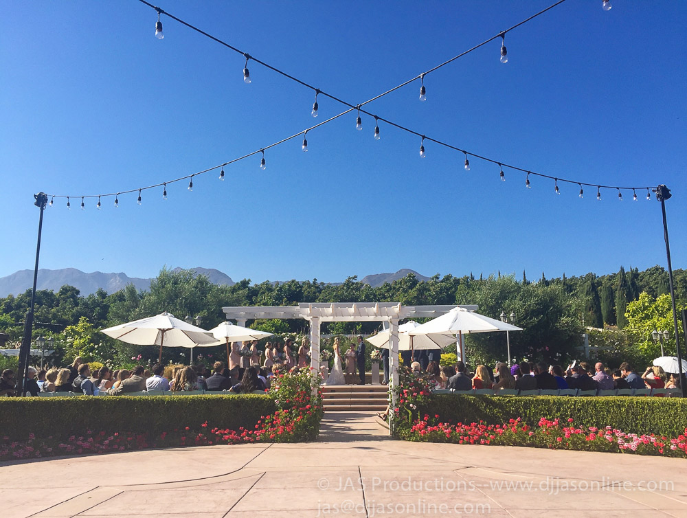 Wedding celebration at Bella Vista Groves, Fillmore