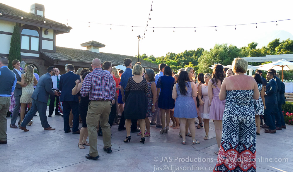 Wedding celebration at Bella Vista Groves, Fillmore