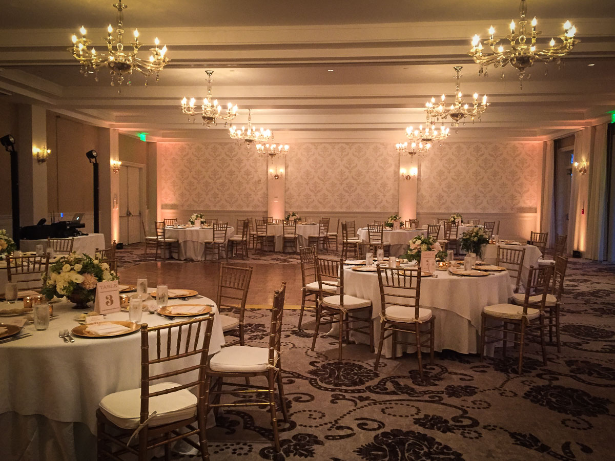 Wedding celebration at Belmond El Encanto, Santa Barbara
