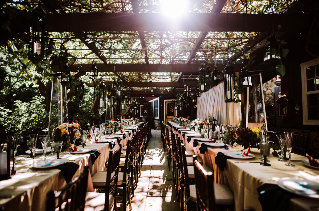 Wedding celebration at Circle Bar B, Goleta