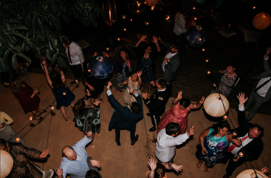 Wedding celebration at Circle Bar B, Goleta