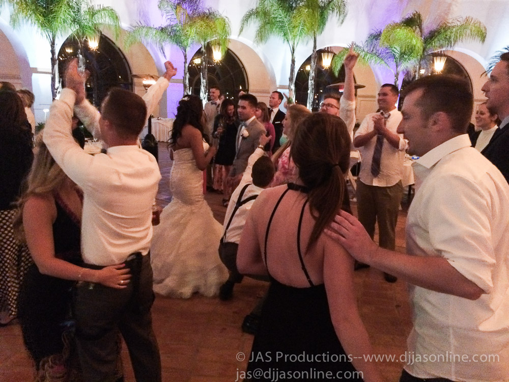 Wedding celebration at the Fess Parker DoubleTree, Santa Barbara