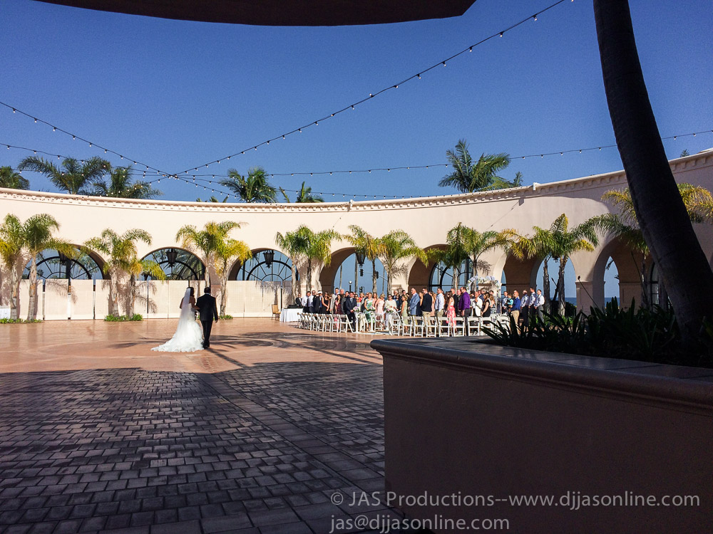 Wedding at the Fess Parker DoubleTree, Santa Barbara, with DJ JAS