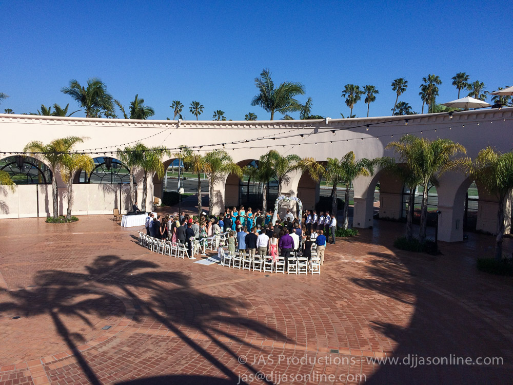 DJ JAS Productions wedding at the Fess Parker DoubleTree, Santa Barbara