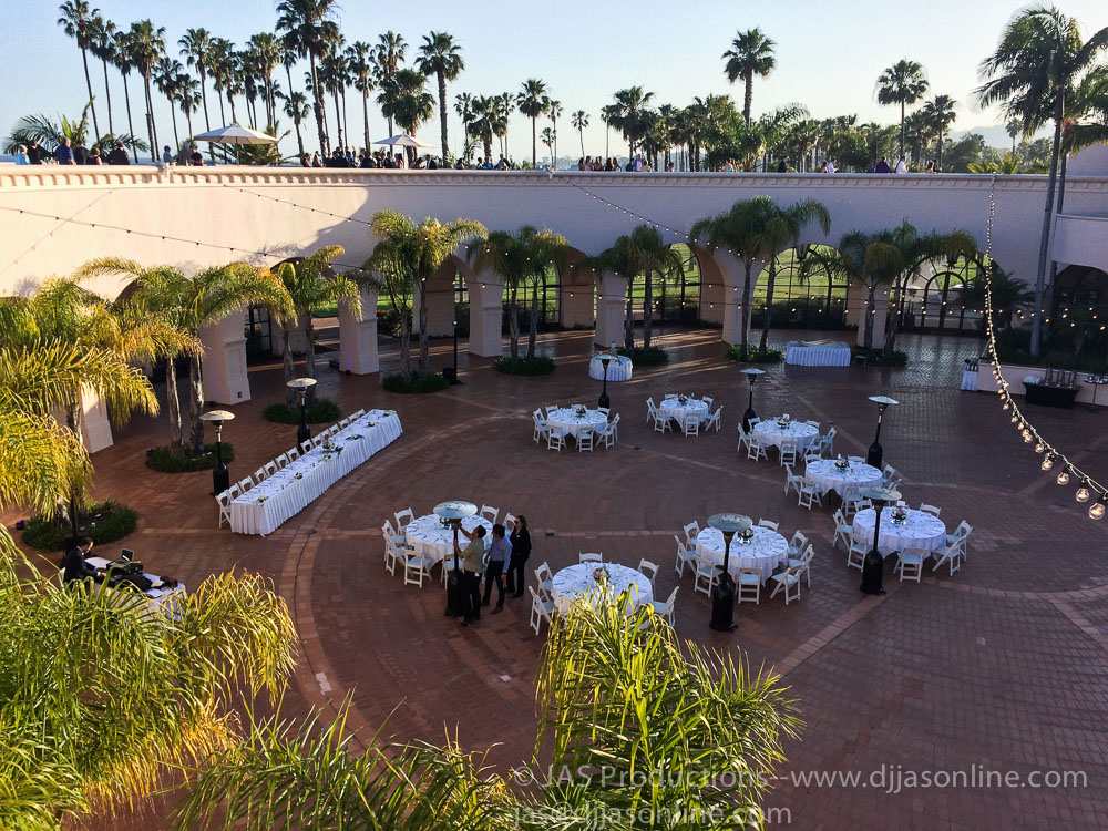 Wedding celebration at the Fess Parker DoubleTree, Santa Barbara