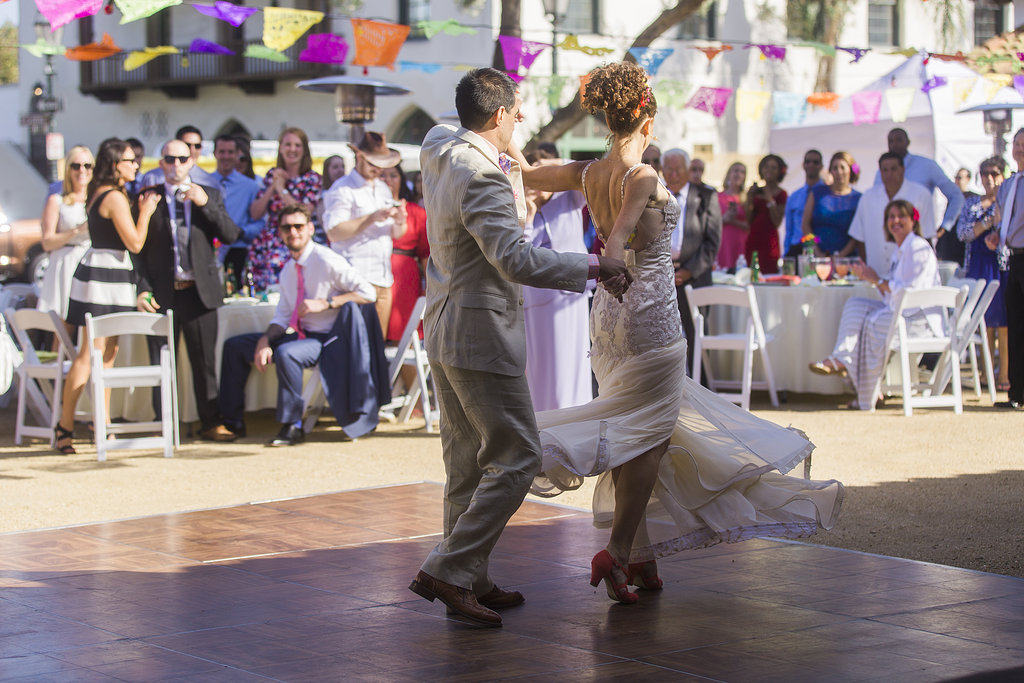 DJ JAS Productions wedding at Casa de la Guerra, Santa Barbara