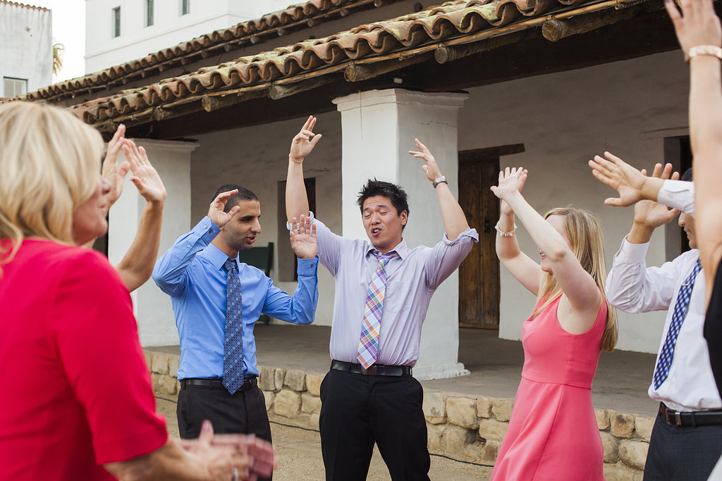 Wedding at Casa de la Guerra, Santa Barbara, with DJ JAS