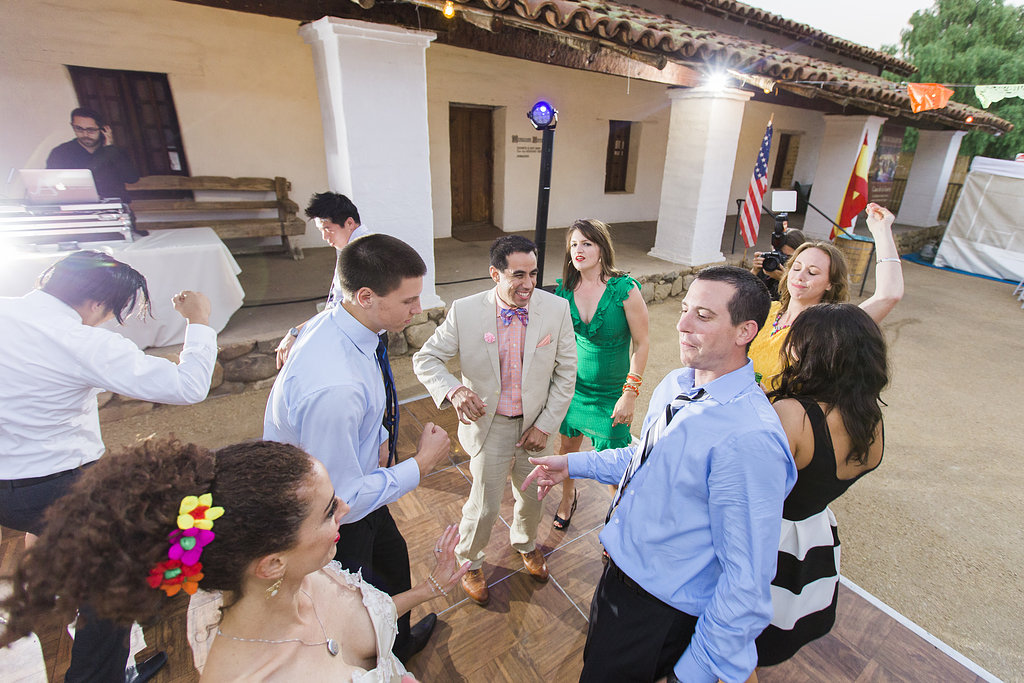 DJ JAS Productions wedding at Casa de la Guerra, Santa Barbara