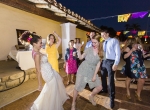 DJ JAS Productions wedding at Casa de la Guerra, Santa Barbara