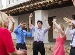 Wedding at Casa de la Guerra, Santa Barbara, with DJ JAS